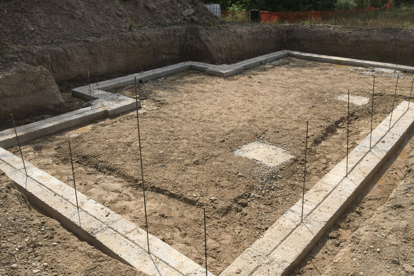 Concrete footings in Lawton, OK